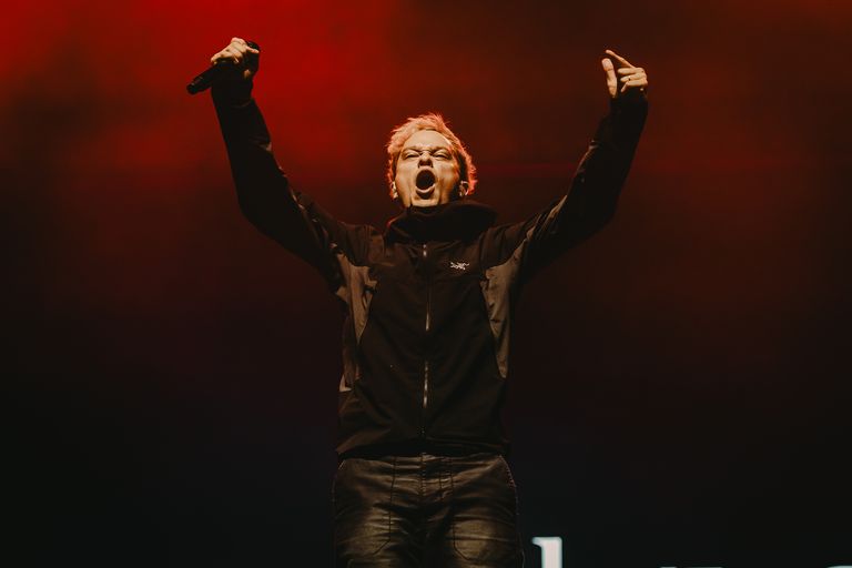 Coldrain performing live in Adelaide at AEC Arena